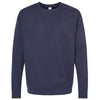 Tultex Unisex Navy Fleece Crewneck Sweatshirt