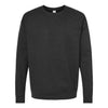 Tultex Unisex Black Fleece Crewneck Sweatshirt