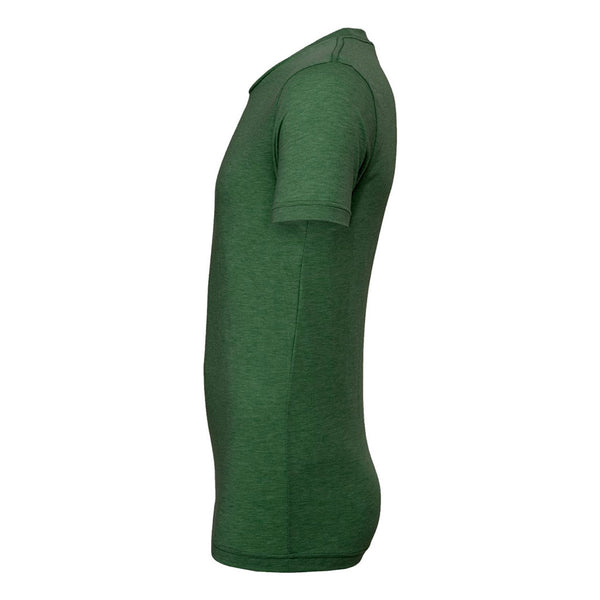 Bella + Canvas Unisex Grass Green Triblend Short-Sleeve T-Shirt
