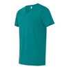 Bella + Canvas Unisex Teal Triblend Short-Sleeve V-Neck T-Shirt