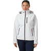 Helly Hansen Women's White Crew Hooded Jacket 2.0