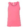 Bella + Canvas Youth Neon Pink Jersey Tank