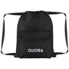 Hit Black Anywhere rPET Drawstring Bag