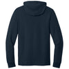 Jerzees Classics Unisex J. Navy Cotton Long Sleeve Hooded T-Shirt