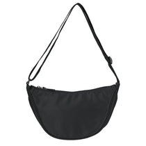 Leed's Black Recycled Curve Crossbody