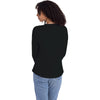 Next Level Apparel Women's Black Relaxed Long Sleeve T-Shirt