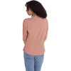 Next Level Apparel Women's Desert Pink Relaxed Long Sleeve T-Shirt