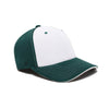 Pacific Headwear Dark Green/White Universal M2 Contrast Performance Cap