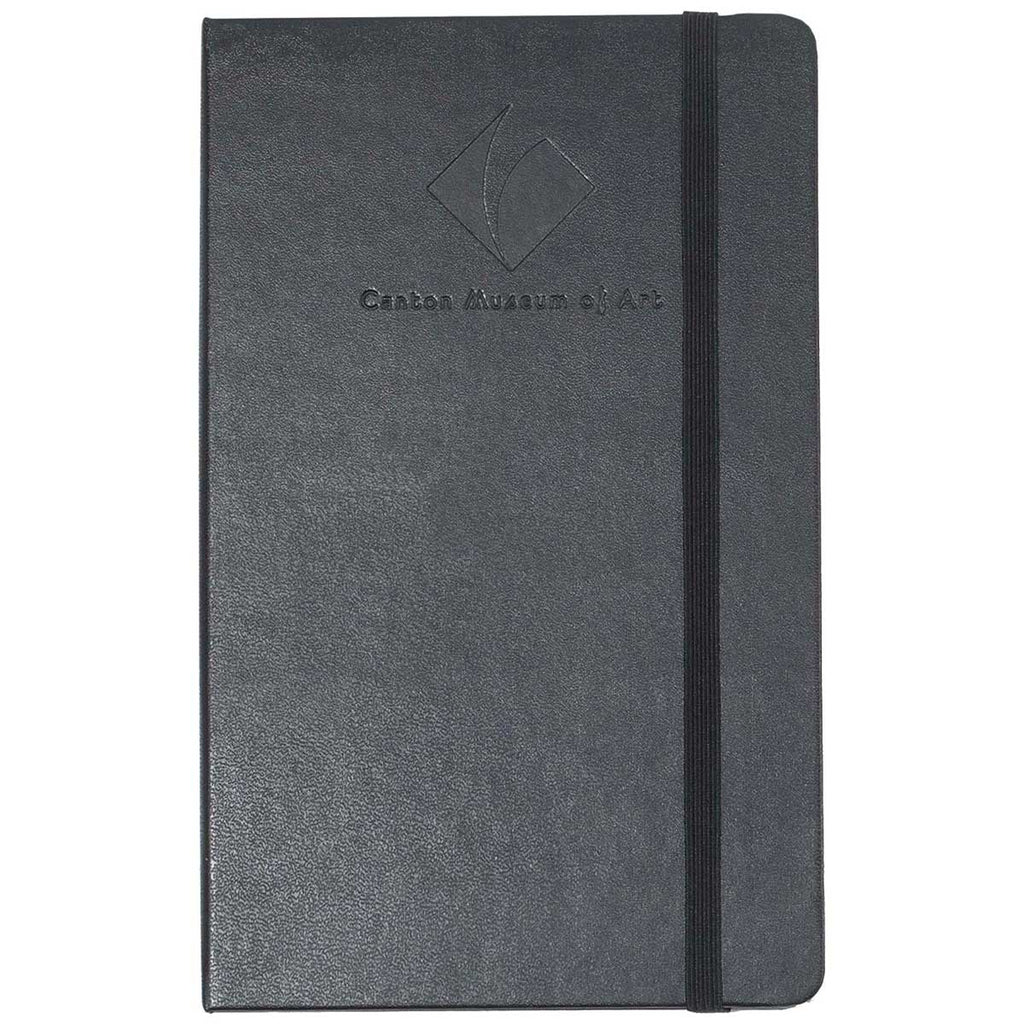 48-Hour Moleskine Black Hard Cover Ruled Large Notebook (5" x 8.25")