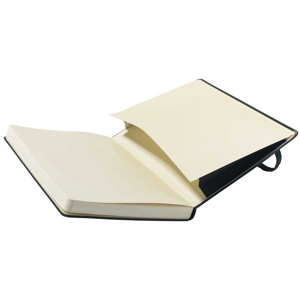 48-Hour Moleskine Black Hard Cover Ruled Large Notebook (5" x 8.25")