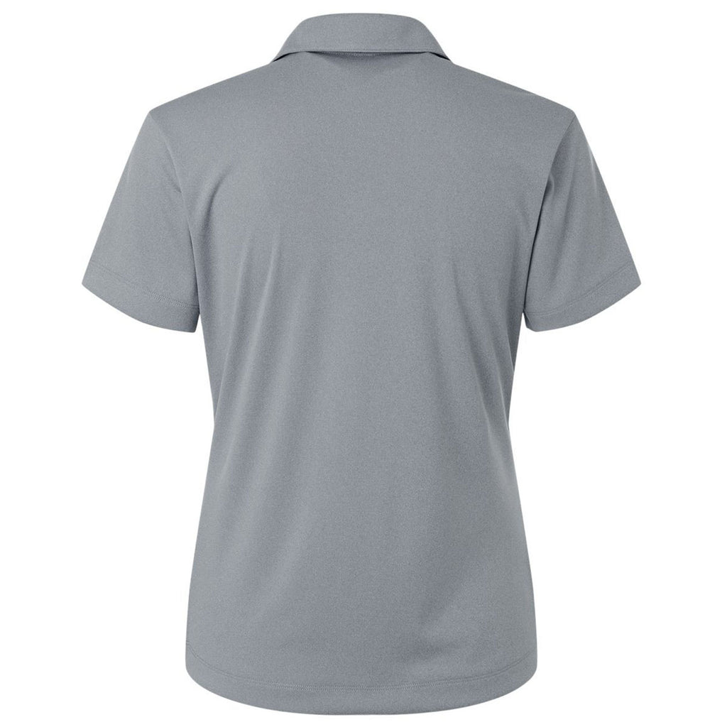 AllPro Women's Heather Steel Pro-Lock Performance Polo