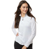 AllPro Women's White Pro-Lock Performance Quarter-Zip Pullover