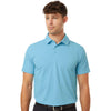 AllPro Men's Cloud Blue Pro-Flex Sorona Polo