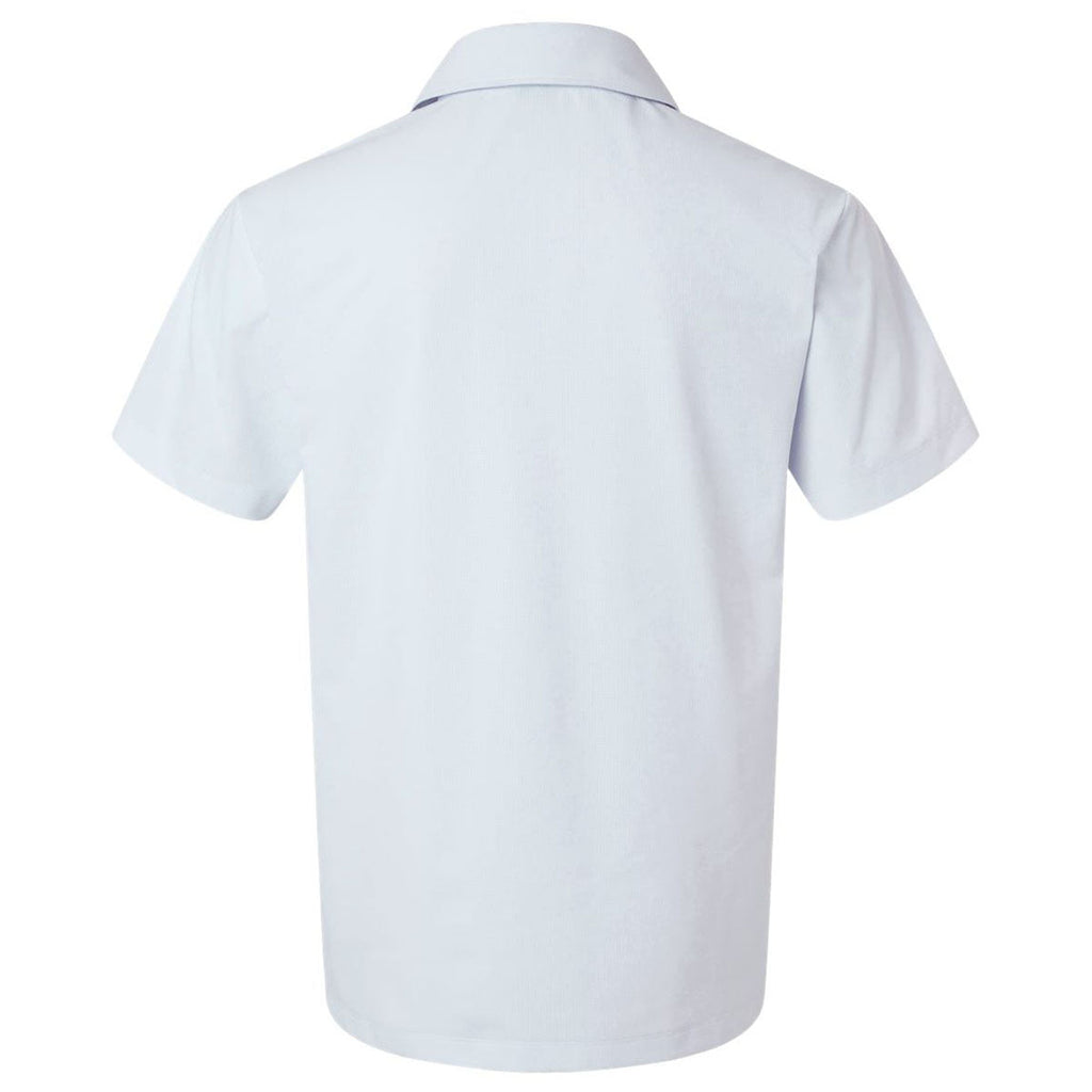 AllPro Men's White Pro-Flex Sorona Polo