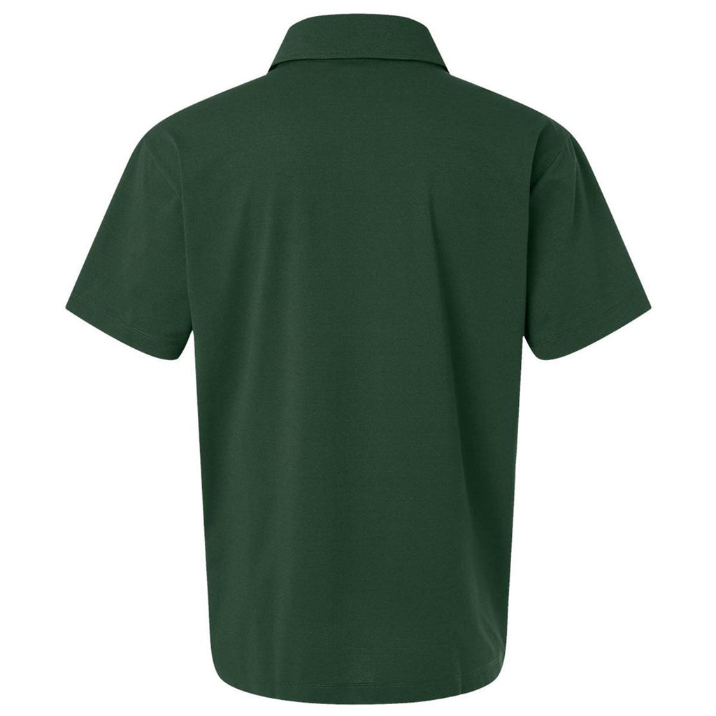 AllPro Men's Forest Green Pro-Flex Sorona Polo