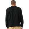 Bella + Canvas Men's Black 7.5 oz Heavyweight Long Sleeve Tee