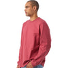 Bella + Canvas Men's Vintage Red 7.5 oz Heavyweight Long Sleeve Tee