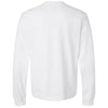 Bella + Canvas Men's White 7.5 oz Heavyweight Long Sleeve Tee