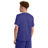 Sport-Tek Unisex Purple/White Club Short Sleeve Crew