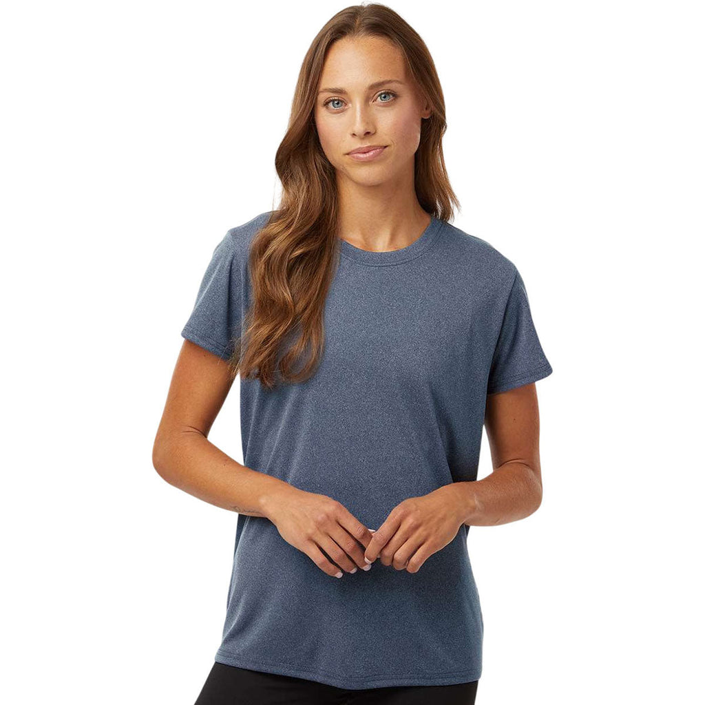 AllPro Women's Heather Navy Pro-Lock Performance T-Shirt