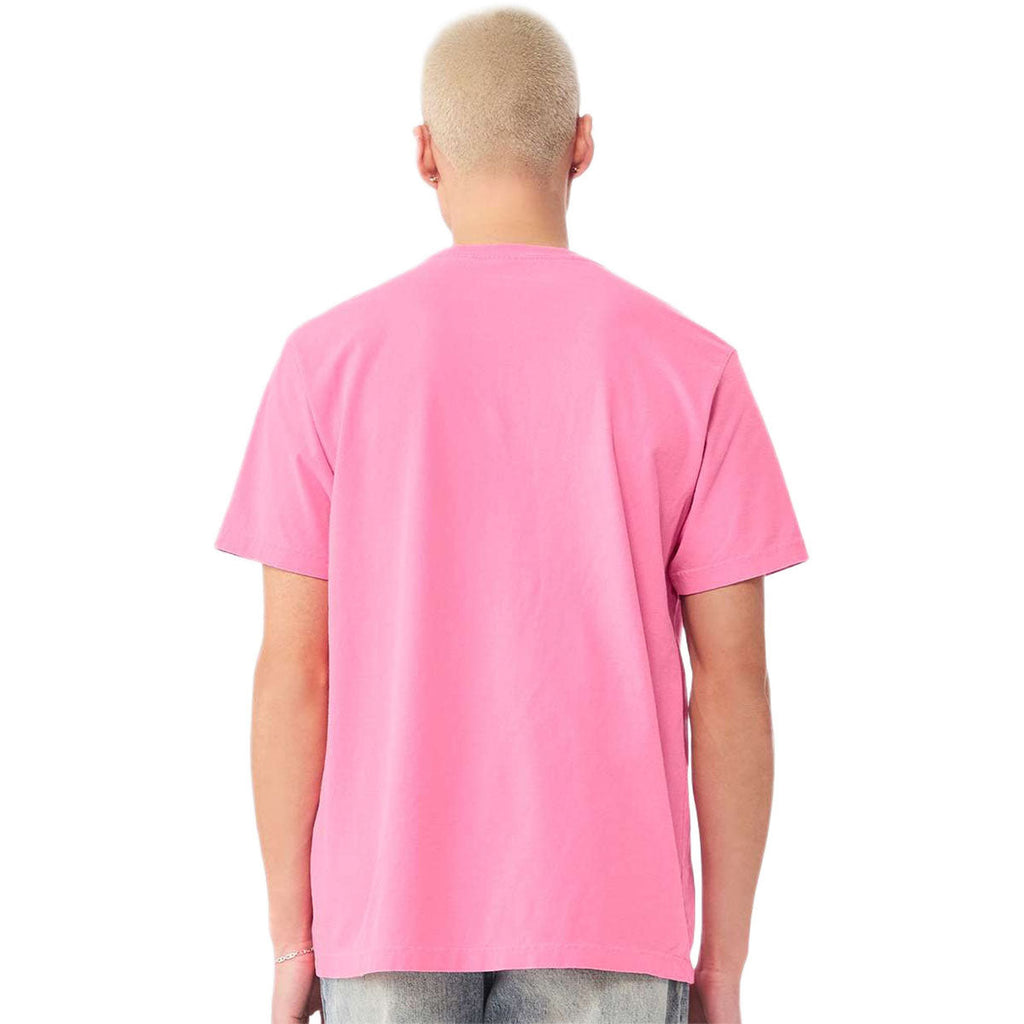 Bella + Canvas Unisex Bubble Gum Heavyweight Garment-Dyed Tee