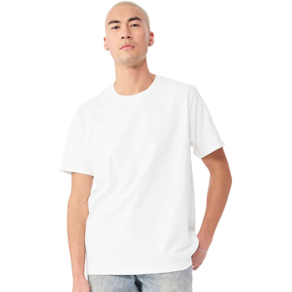 Bella + Canvas Unisex White Heavyweight Garment-Dyed Tee