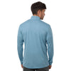 AllPro Men's Cloud Blue Melange Pro-Lock Performance Melange Quarter-Zip Pullover