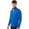 AllPro Men's Royal Melange Pro-Lock Performance Melange Quarter-Zip Pullover