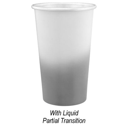HIT Light Grey/Grey 15 Oz. Color Changing Recycled Aluminum Cup