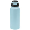 Hit Light Blue with Black 32 Oz. Pop Sip Recycled Stainless Steel Bottle