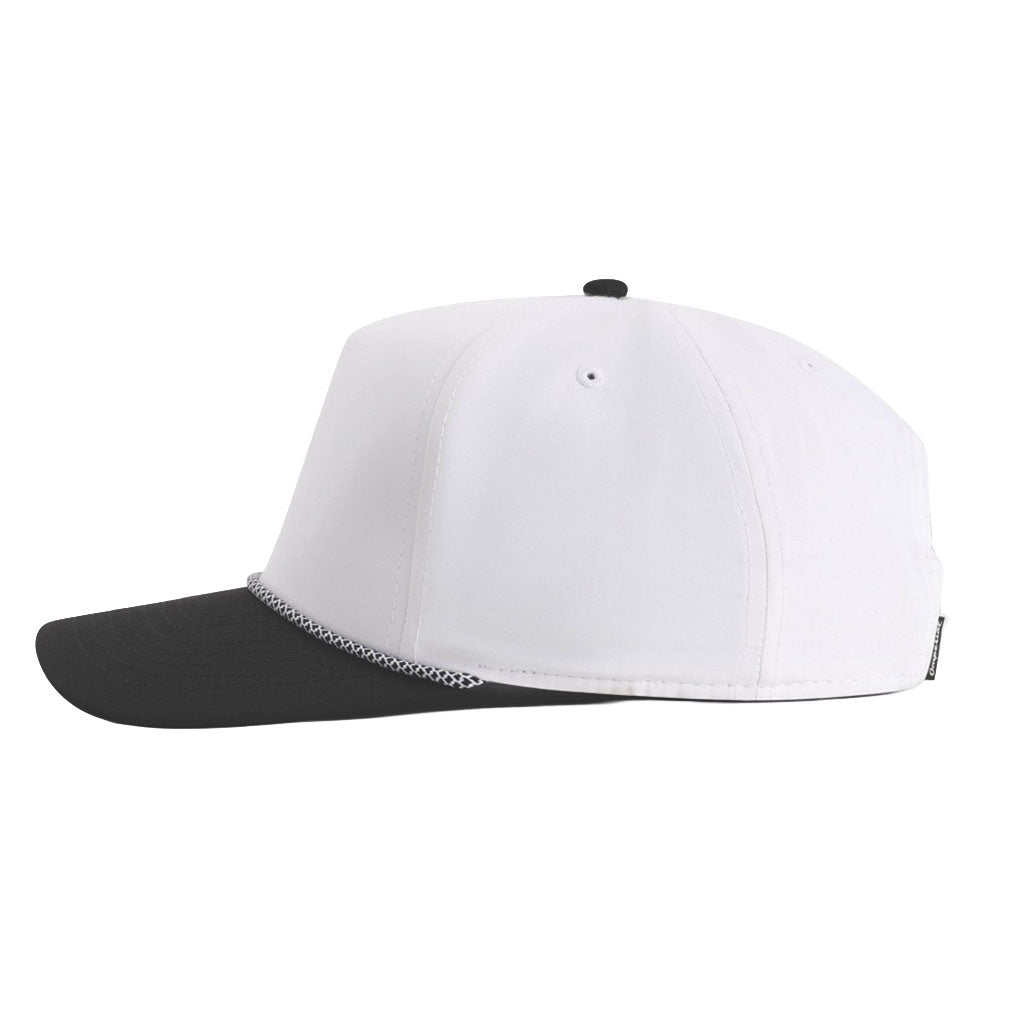 Imperial White/Black Performance Snapback Hat