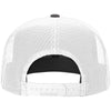 Richardson Charcoal/White Acrylic-Wool Blend Flatbill Trucker