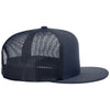 Richardson Navy Acrylic-Wool Blend Flatbill Trucker
