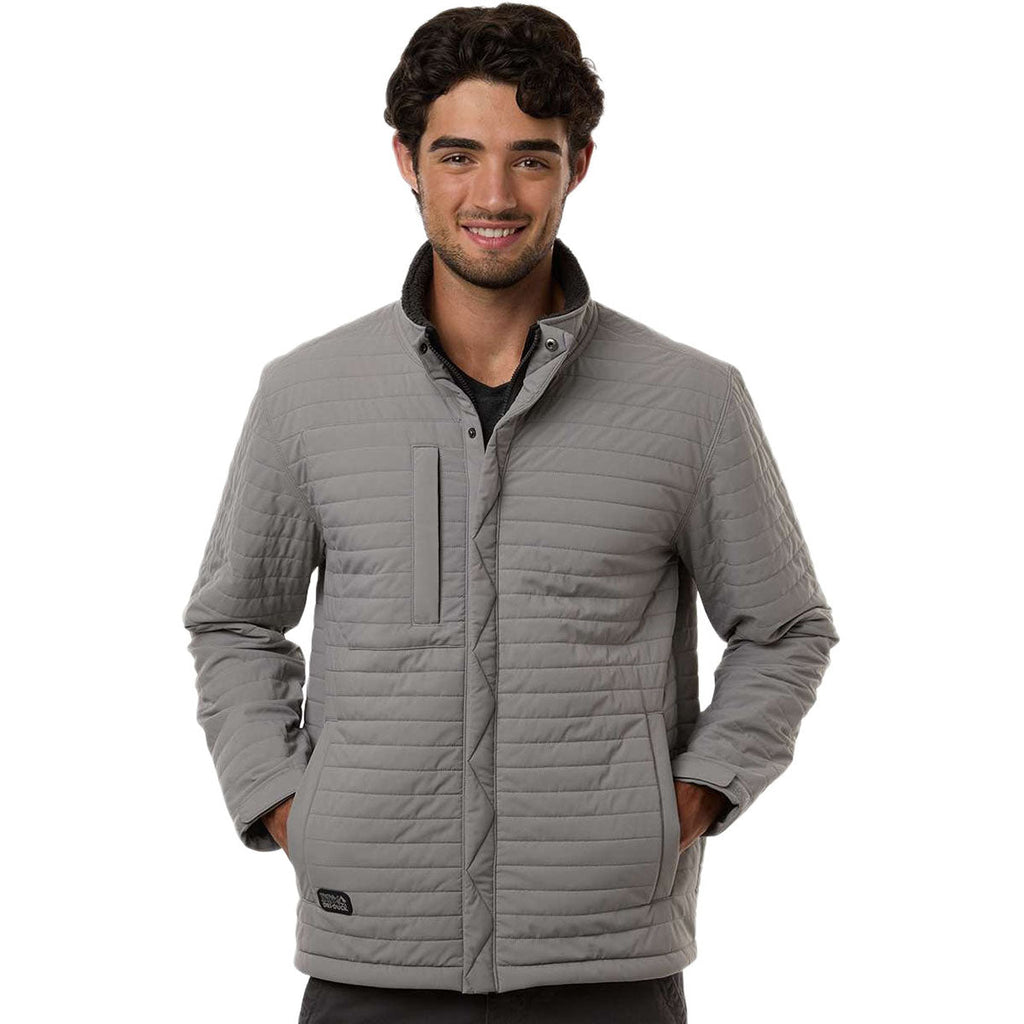 Dri Duck Men's Grey Keystone Full-Zip Jacket