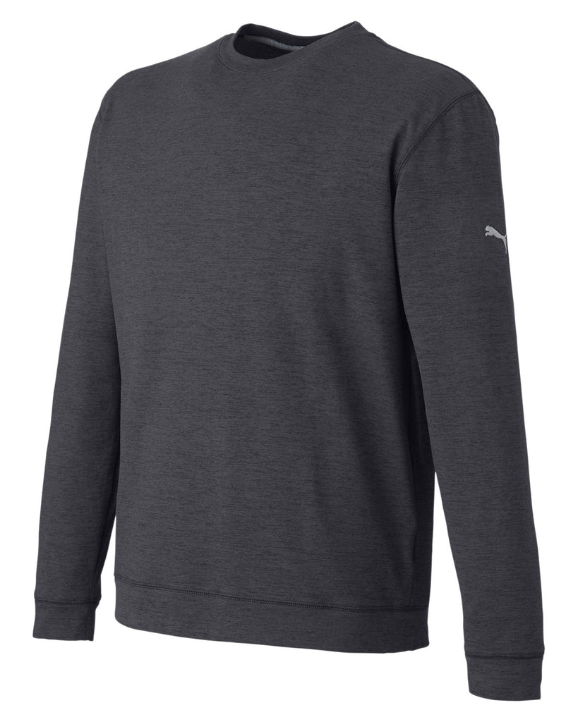 Puma Golf Men's Puma Black Heather Cloudspun Crewneck Sweatshirt