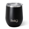 Swig Life Black 12 oz Stainless Steel Stemless Wine Tumbler