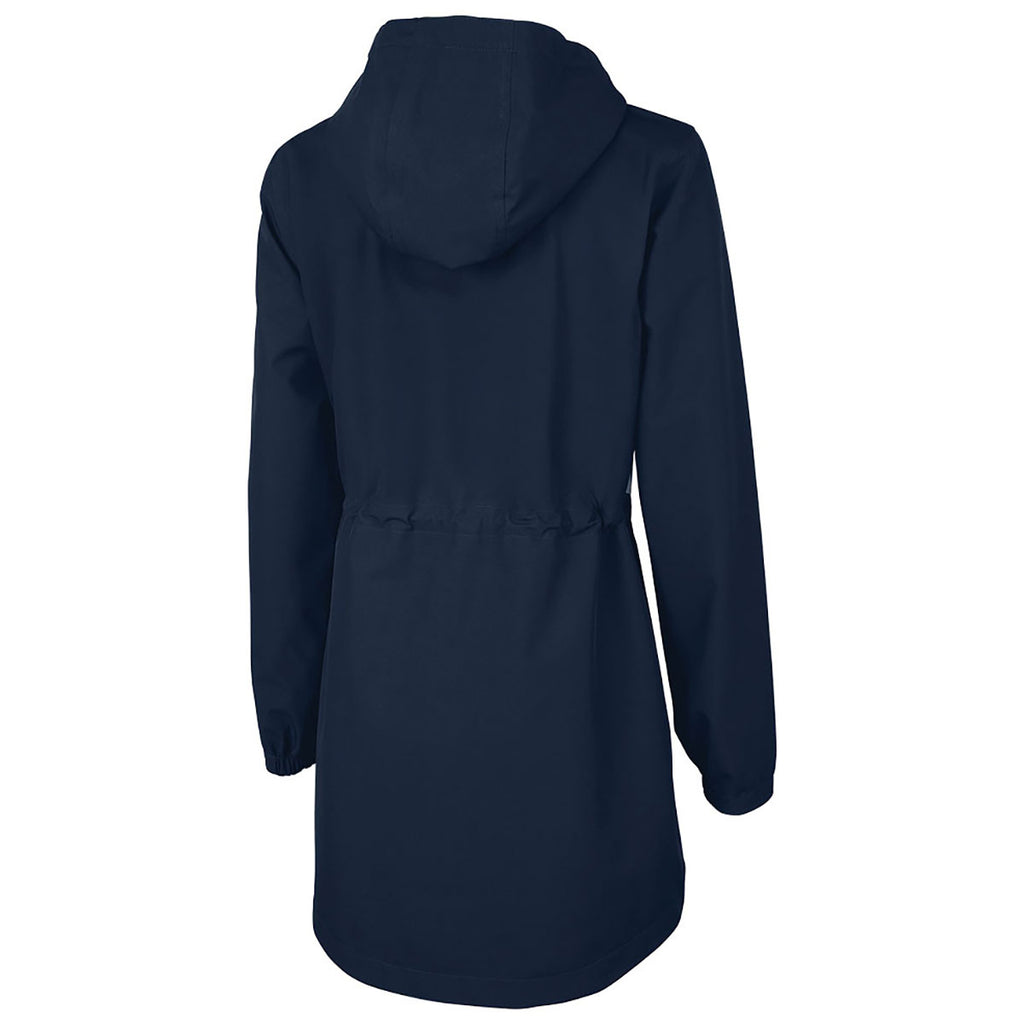 Charles River Women's Navy Odyssey Waterproof Parka