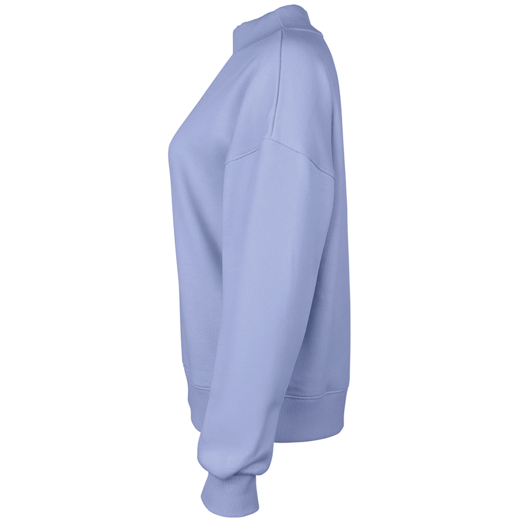 Charles River Women's Blue Lavender Willow Mock-Neck Sweatshirt