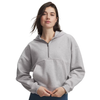 Under Armour Women's Mod Gray Full Heather/Mod Gray Icon Fleece Reinvented 1/2-Zip Hoodie