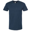 Tultex Navy Blue Combed Cotton T-Shirt