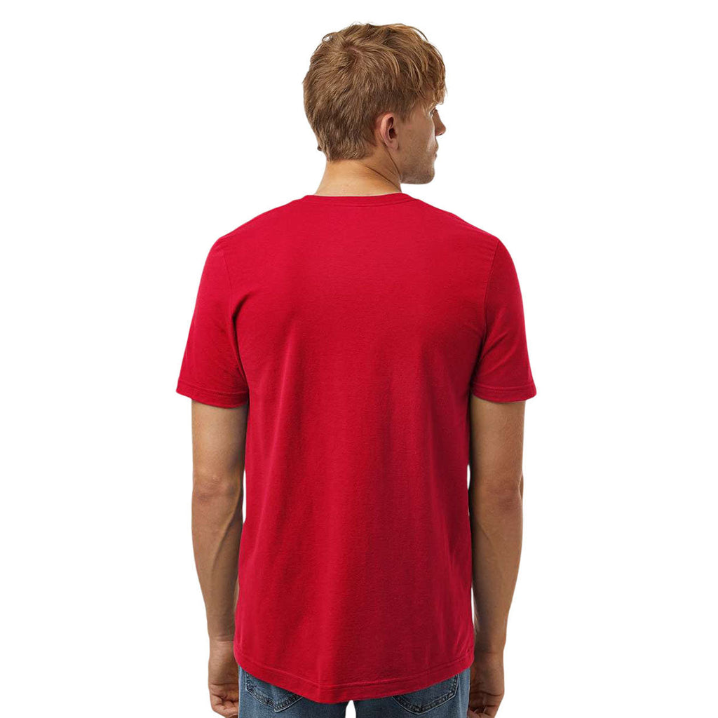 Tultex Red Combed Cotton T-Shirt