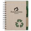 Hit Natural/Green Eco-Inspired Spiral Notebook & Pen