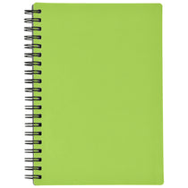 Hit Lime Green Rubbery Spiral Notebook