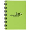 Hit Lime Green Rubbery Spiral Notebook