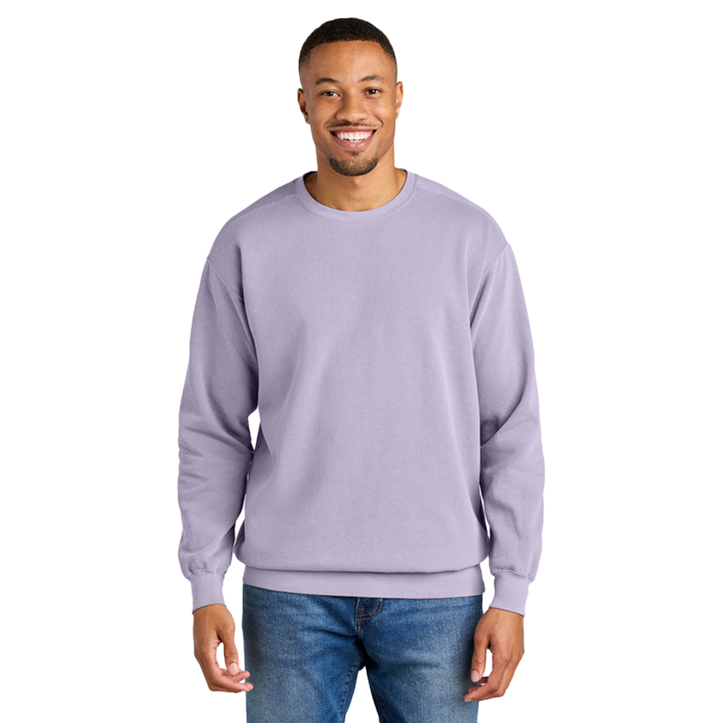 Comfort Colors Orchid Men’s Ring Spun Crewneck Sweatshirt