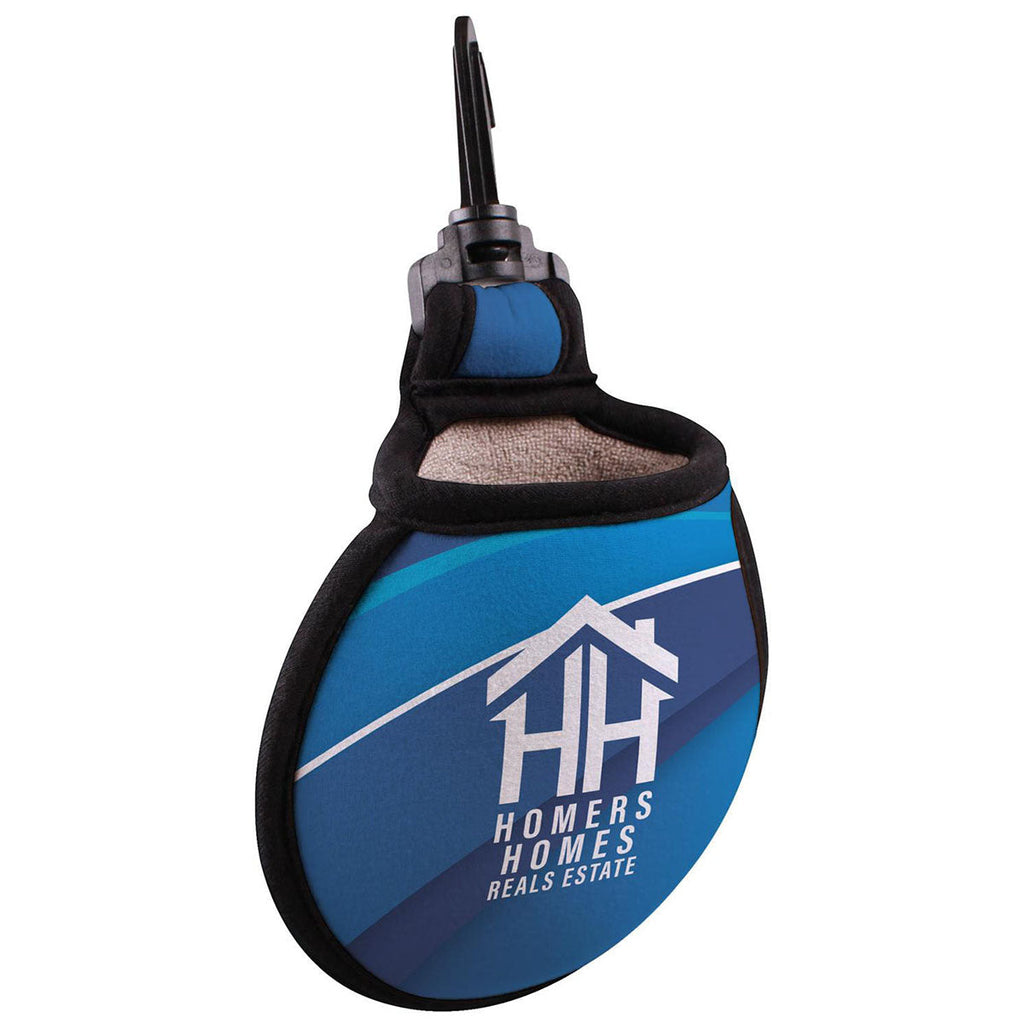 Toddy Black Trim/Navy Plush Gear Featherlite Golf Ball Cleaner