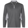 Puma Golf Men's Slate Sky/Ash Grey Pure 2.0 Quarter-Zip