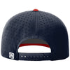 Richardson Navy/Navy/Red Laser Perf R-Flex Snapback