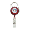 BIC Translucent Red Carabiner Badge Holder