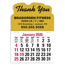 Triumph Calendars Silver Vinyl Press-N-Stick Standard Calendar